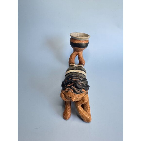 Metlox Poppet Barney The Surfer By Poppytrail Stoneware Figurine 9" Handcrafted - Picture 5 of 8